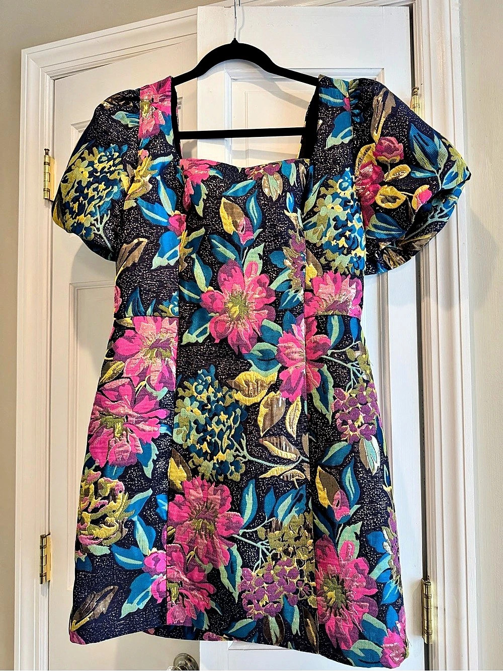 Lilly Pulitzer Booker Skirted Romper Multi Canopy Blooms Floral J Size 8